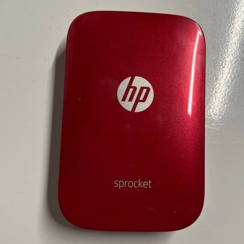 NEW!!!! HP Sprocket Digital Instant Photo Printer Red 1st Edition
